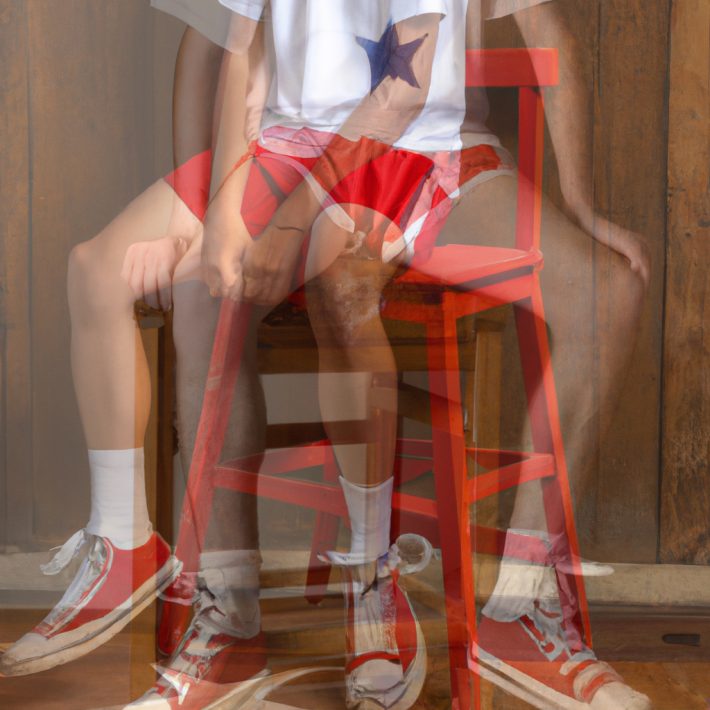 Red All-Stars | Gay | Boys' Legs