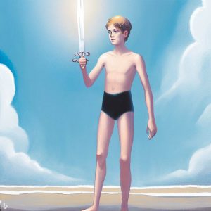 Gay Youth Tarot | Ace Of Swords