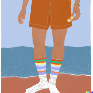 Gay Youth Tarot | Two Of Pentacles