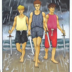 Gay Youth Tarot | Three Of Swords