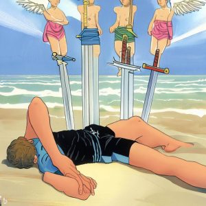 Gay Youth Tarot | Five Of Swords