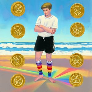 Gay Youth Tarot | Eight Of Pentacles